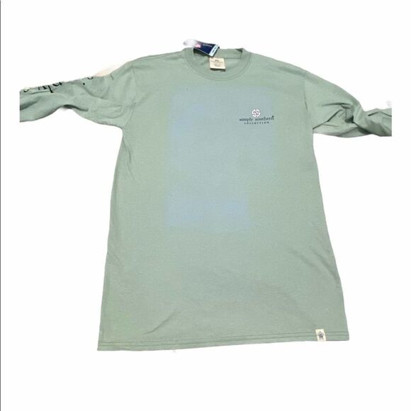 Simply Southern West Virginia T-Shirt Small Green - Picture 11 of 12